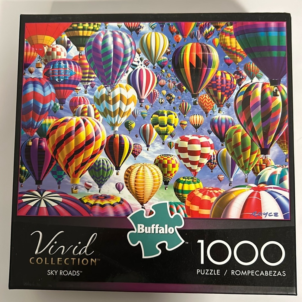Buffalo Vivid Collection. Sky roads. 1000 piece. No missing pieces